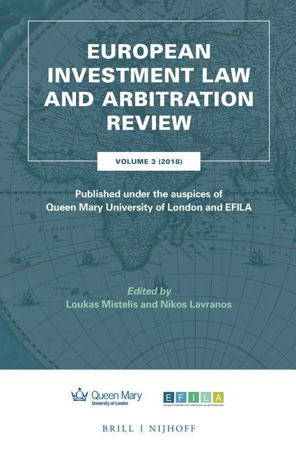 Produktbild: European Investment Law and Arbitration Review