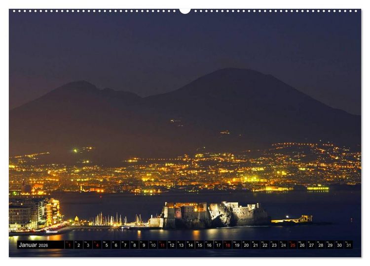 Produktbild: Neapel 2026 (Wandkalender 2026 DIN A2 quer), CALVENDO Monatskalender