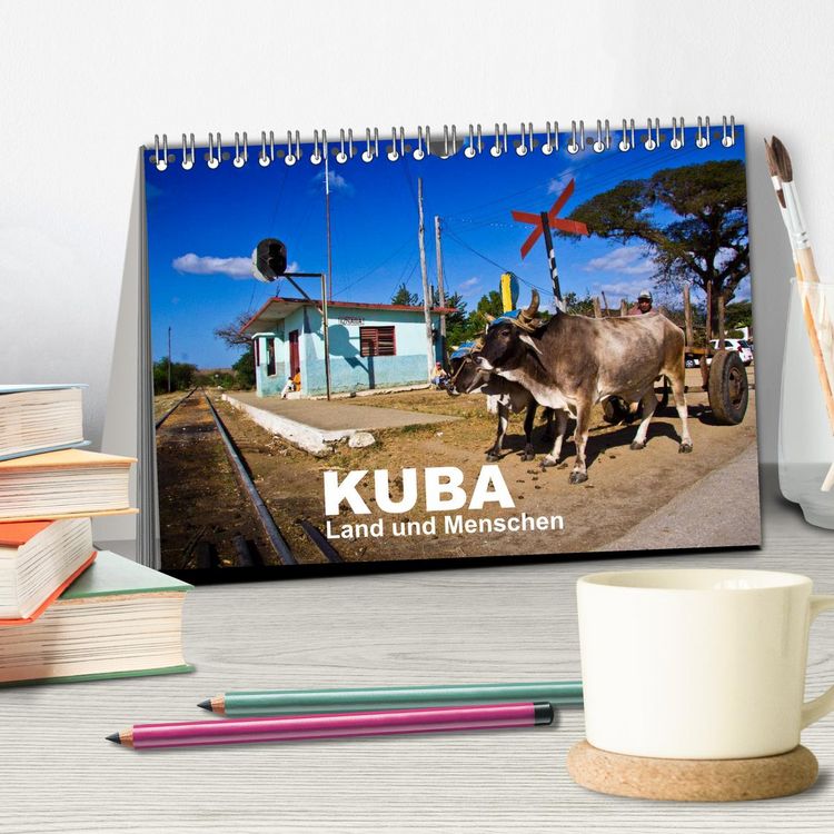 Produktbild: KUBA - Land und Menschen (Tischkalender 2026 DIN A5 quer), CALVENDO Monatskalender