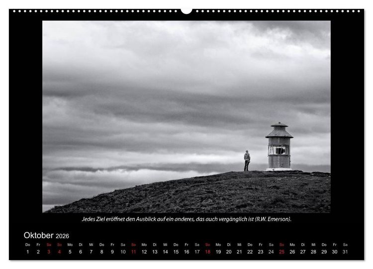 Produktbild: Schwarz-Weis(s)heiten (Wandkalender 2026 DIN A2 quer), CALVENDO Monatskalender
