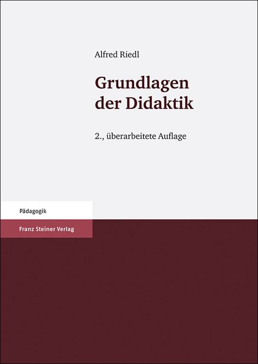 Produktbild: Grundlagen der Didaktik