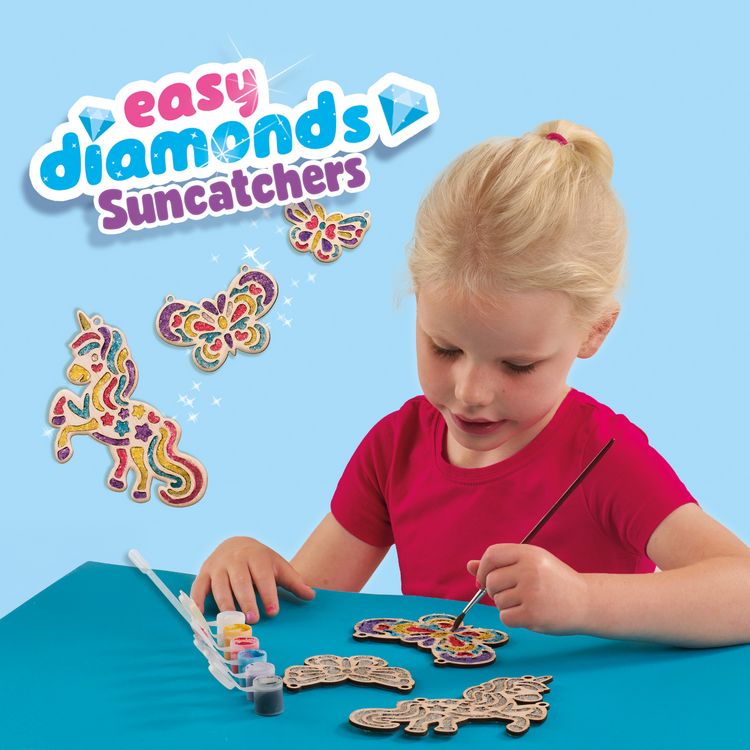 Produktbild: SES Creative Kreativset Easy diamonds Sonnenf&auml;nger Holz