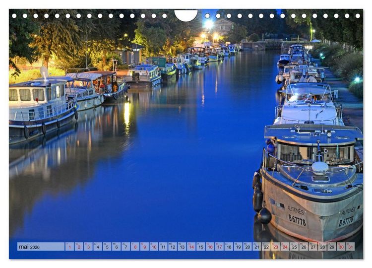 Produktbild: Occitanie fluviale (Calendrier mural 2026 DIN A4 vertical), CALVENDO calendrier mensuel