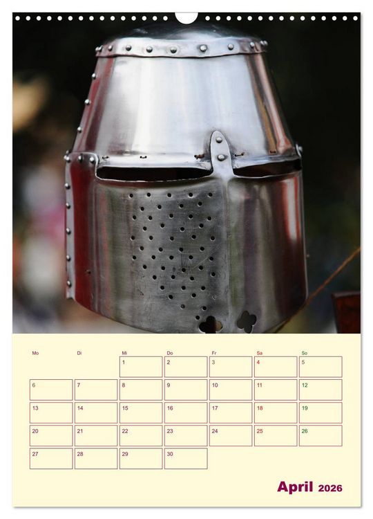 Produktbild: Spektakulum - Mittelalterliches Kalendarium (Wandkalender 2026 DIN A3 hoch), CALVENDO Monatskalender