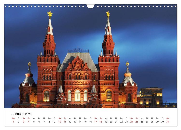 Produktbild: Goldenes Russland (Wandkalender 2026 DIN A3 quer), CALVENDO Monatskalender