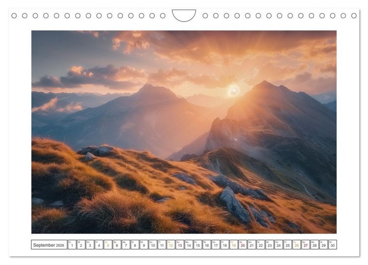 Produktbild: Im Reich der Berge (Wandkalender 2026 DIN A4 quer), CALVENDO Monatskalender