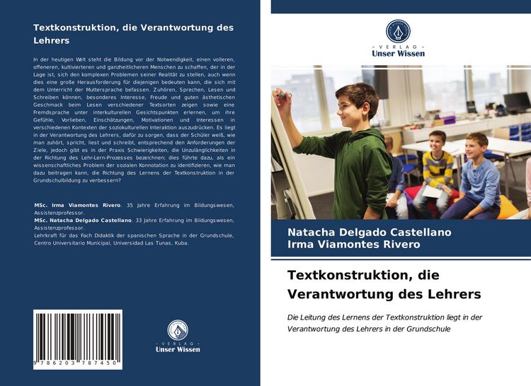 Produktbild: Textkonstruktion, die Verantwortung des Lehrers