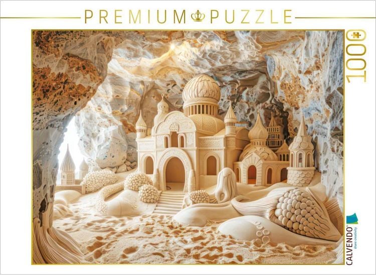 Produktbild: CALVENDO Puzzle Skulptur aus Sand | 1000 Teile Lege-Gr&ouml;&szlig;e 64x48cm Foto-Puzzle f&uuml;r gl&uuml;ckliche Stunden