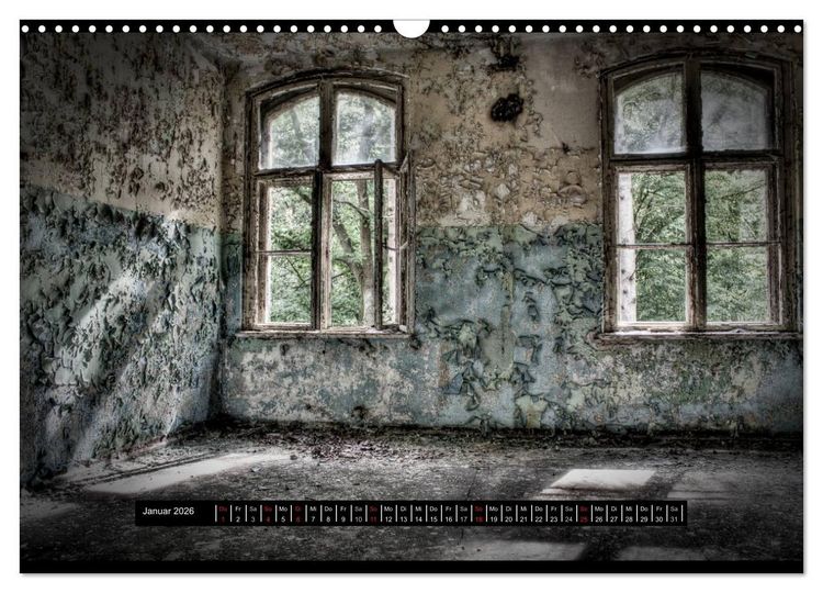 Produktbild: Lost Places, Vergessene Orte / AT-Version (Wandkalender 2026 DIN A3 quer), CALVENDO Monatskalender