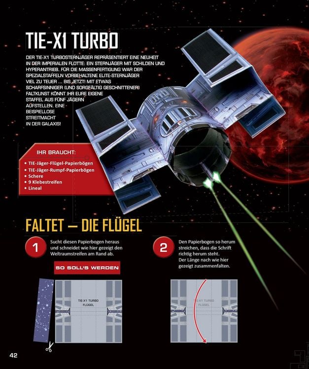 Produktbild: STAR WARS Flieger falten: 30 faltfertige Papiersternj&auml;ger