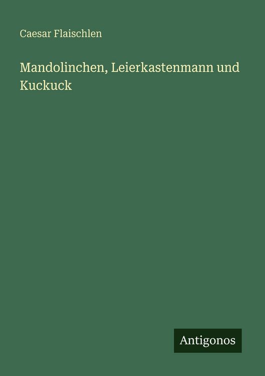 Produktbild: Mandolinchen, Leierkastenmann und Kuckuck