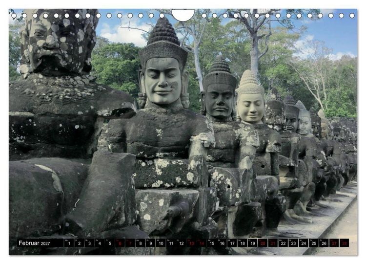 Produktbild: Angkor - Mythos im Reich der Khmer (Wandkalender 2027 DIN A4 quer), CALVENDO Monatskalender
