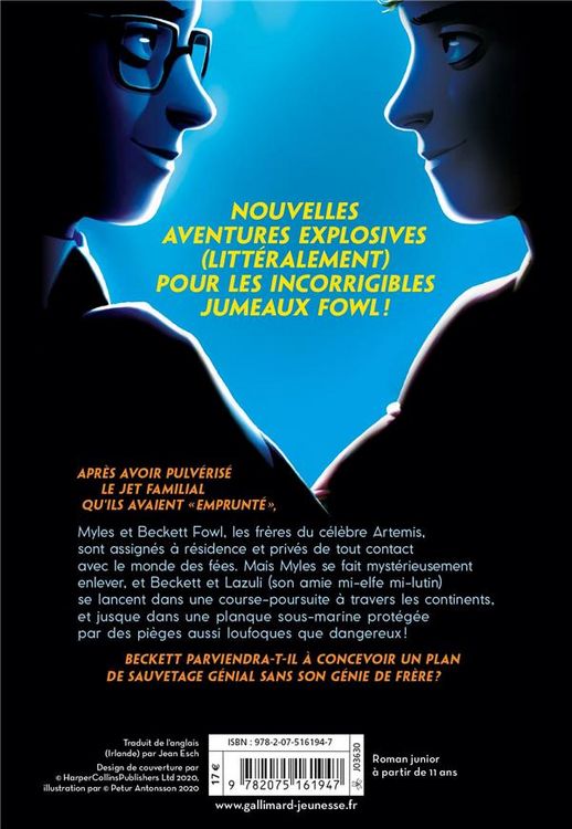 Produktbild: Les jumeaux Fowl. Tome 2