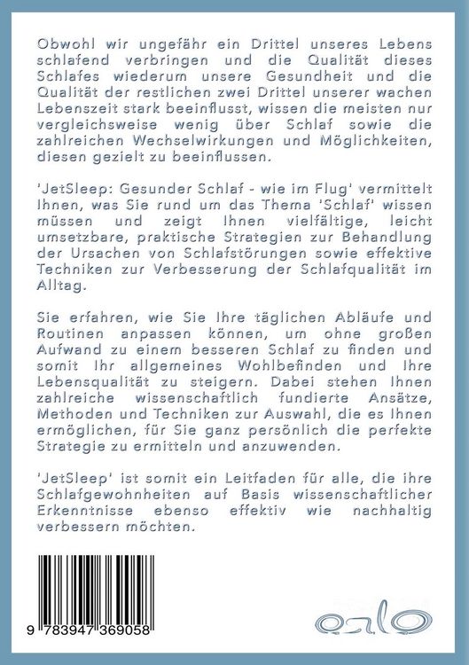 Produktbild: JetSleep: Gesunder Schlaf - wie im Flug