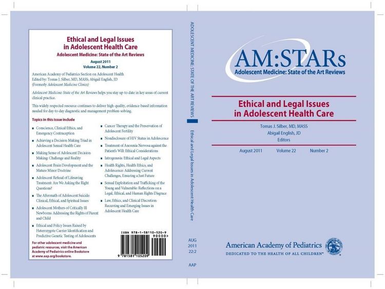 Produktbild: AM:STARs Ethical and Legal Issues in Adolescent Health Care
