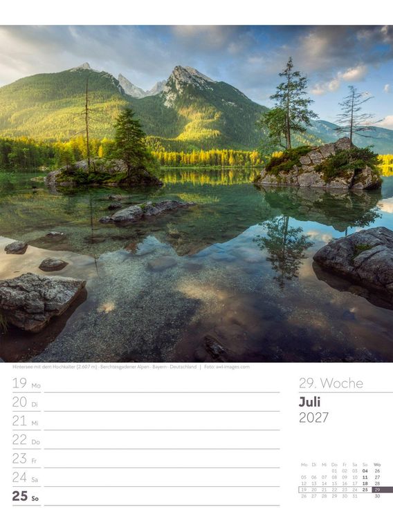 Produktbild: Faszination Alpenwelt Wochenplaner Kalender 2027