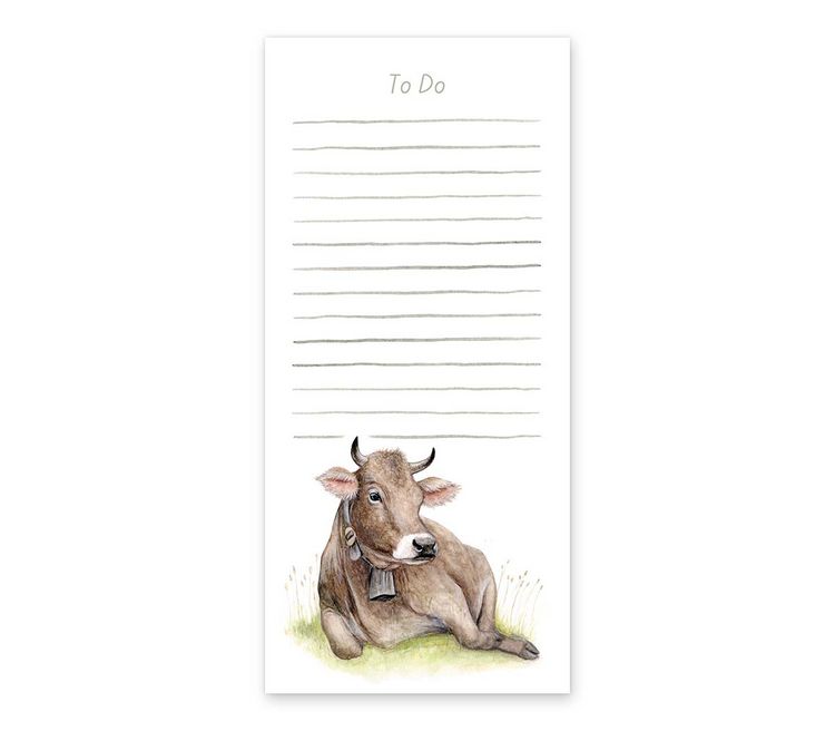 Produktbild: Notizblock Chilling Cow