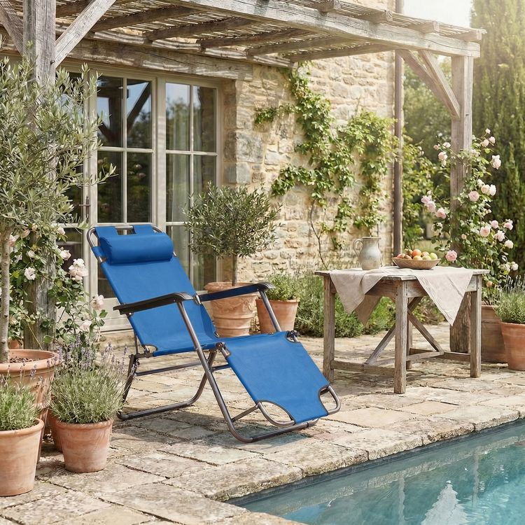 Produktbild: Sonnenliege Liegestuhl Gartenstuhl Camping Maltosa