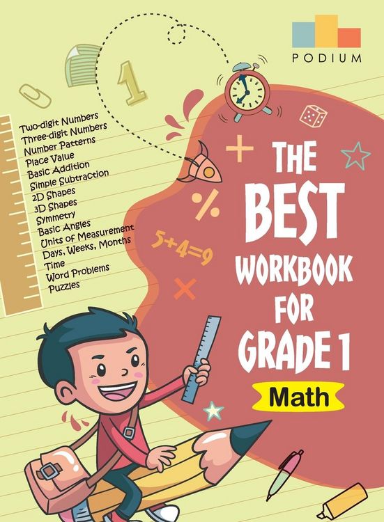 Produktbild: The Best Workbook for Grade-1 Math