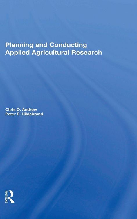 Produktbild: Planning And Conducting Applied Agricultural Research