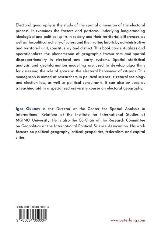 Produktbild: Electoral Geography