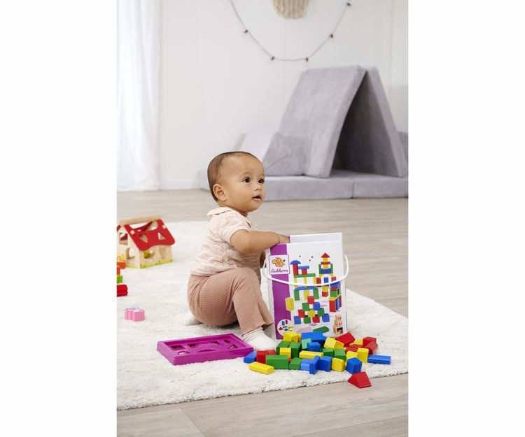 Produktbild: Eichhorn Bunte Holzbausteine