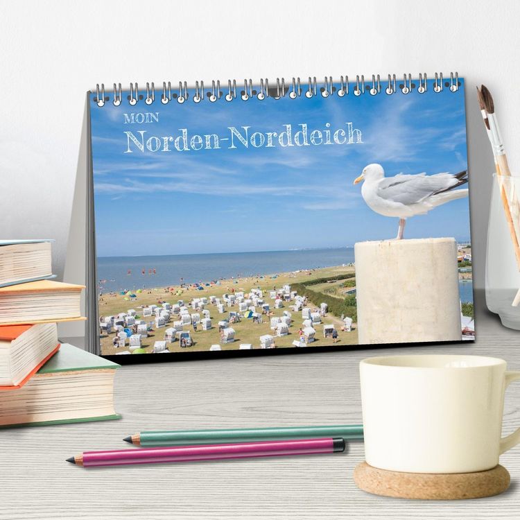 Produktbild: Moin Norden-Norddeich (Tischkalender 2026 DIN A5 quer), CALVENDO Monatskalender