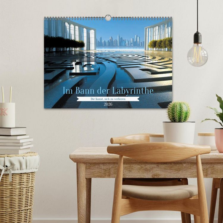 Produktbild: Im Bann der Labyrinthe - Die Kunst sich zu verlieren (Wandkalender 2026 DIN A3 quer), CALVENDO Monatskalender