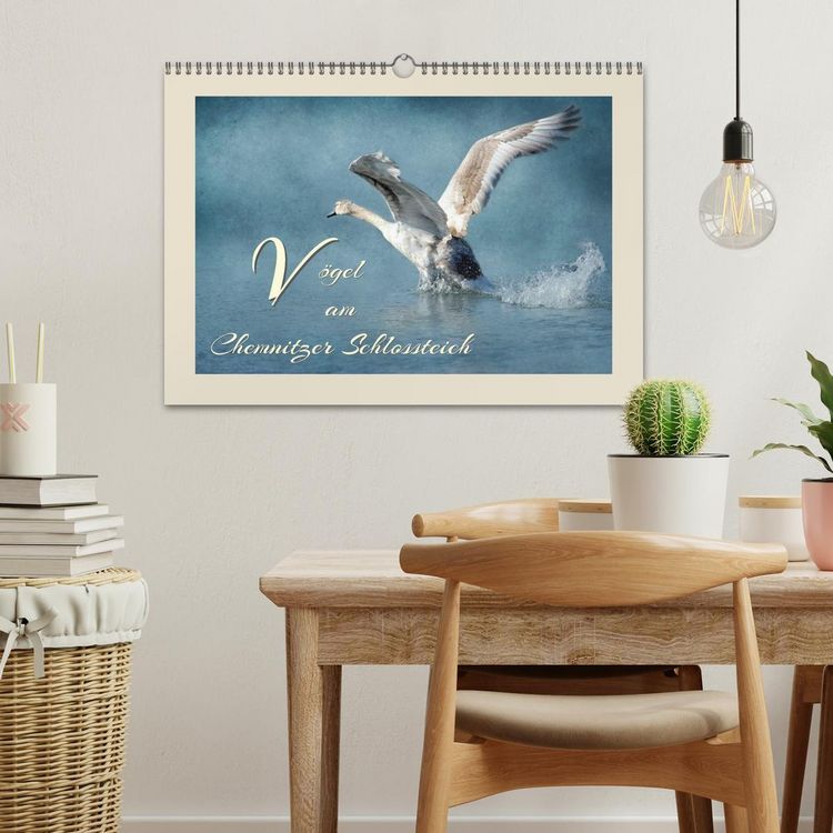 Produktbild: V&ouml;gel am Chemnitzer Schlossteich (Wandkalender 2026 DIN A3 quer), CALVENDO Monatskalender