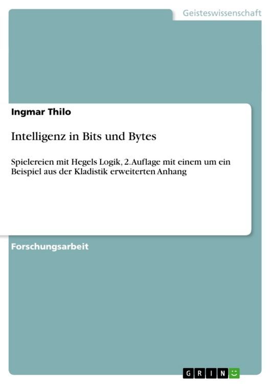 Produktbild: Intelligenz in Bits und Bytes