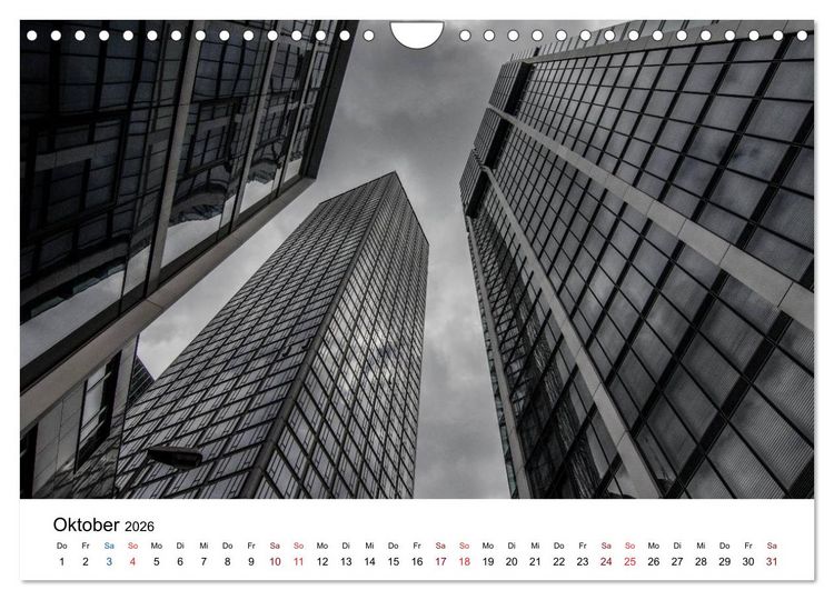 Produktbild: Frankfurt am Main bei Tag und Nacht (Wandkalender 2026 DIN A4 quer), CALVENDO Monatskalender