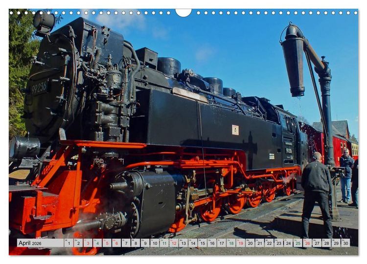 Produktbild: Unter Dampf durch den Harz (Wandkalender 2026 DIN A3 quer), CALVENDO Monatskalender