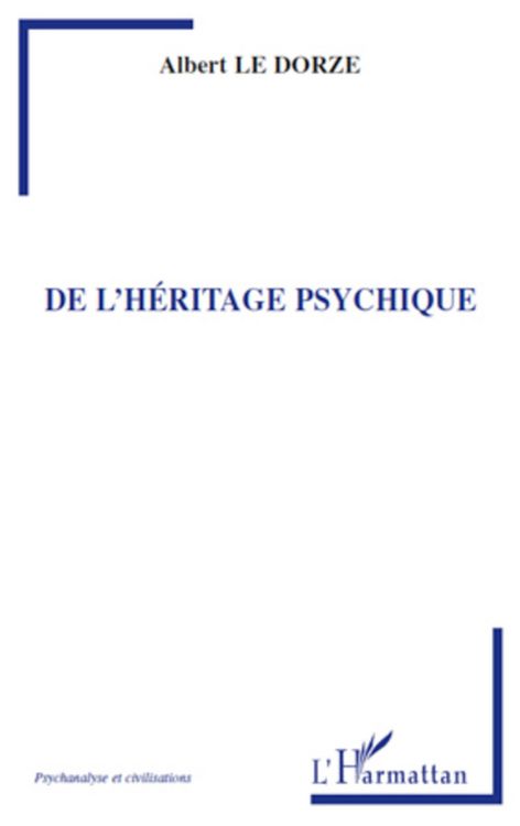 Produktbild: De l'h&eacute;ritage psychique