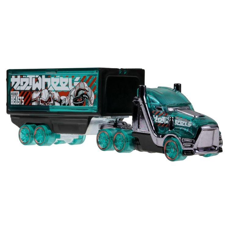 Produktbild: Hot Wheels Trackflotte, Spielzeugfahrzeug im Maßstab 1:64, Die-Cast, für Hot Wheels Tracks (Stile können abweichen)