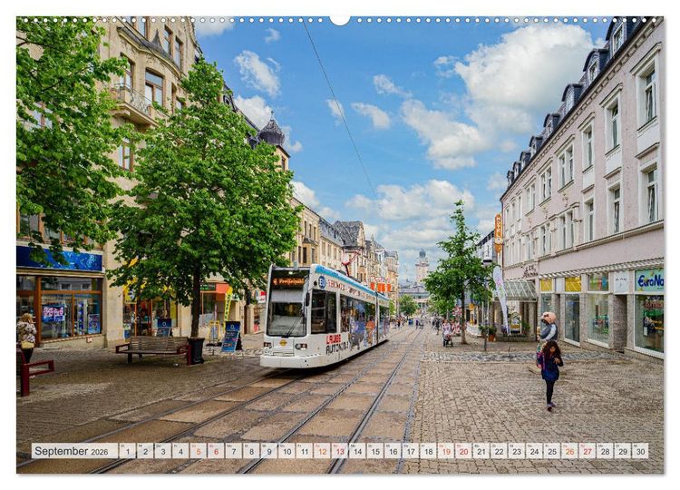 Produktbild: Plauen Impressionen (Wandkalender 2026 DIN A2 quer), CALVENDO Monatskalender