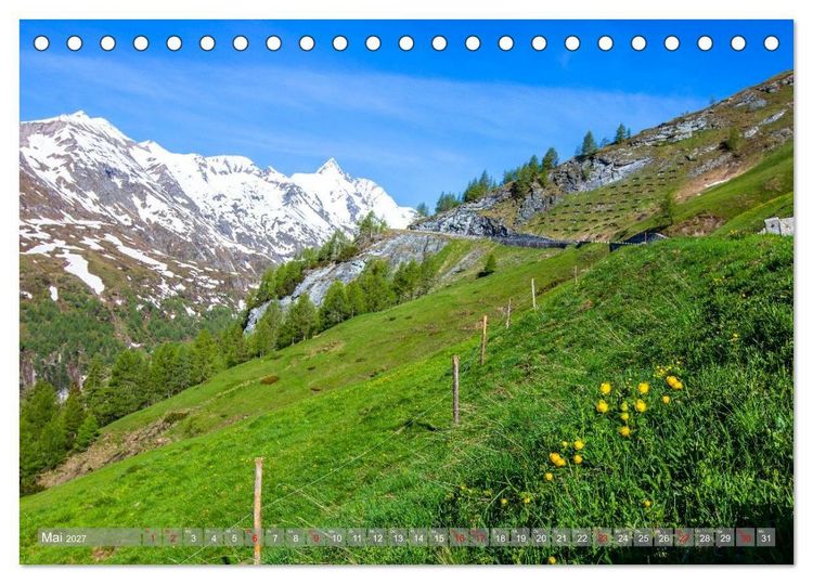 Produktbild: Majest&auml;t Gro&szlig;glockner (Tischkalender 2027 DIN A5 quer), CALVENDO Monatskalender