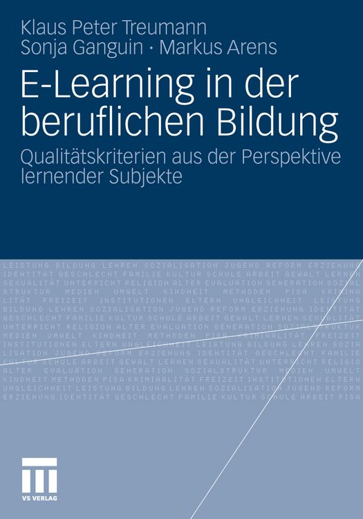 Produktbild: E-Learning in der beruflichen Bildung
