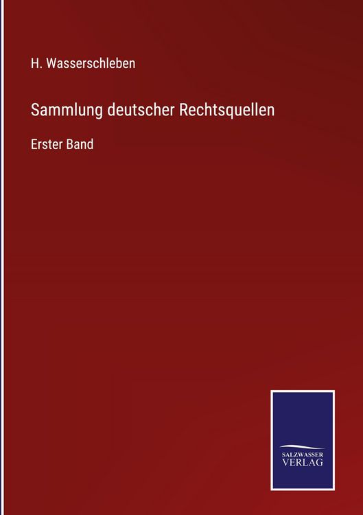 Produktbild: Sammlung deutscher Rechtsquellen