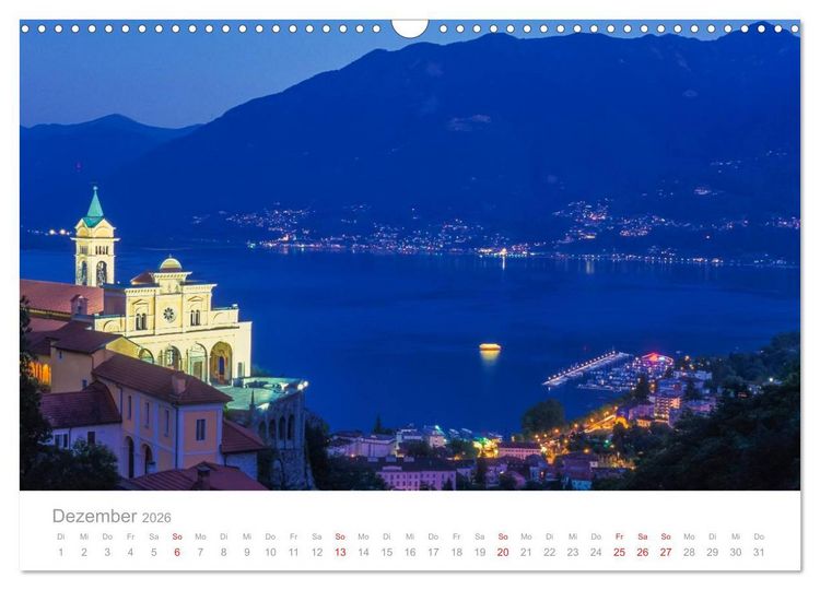 Produktbild: TESSIN Werner Dieterich (Wandkalender 2026 DIN A3 quer), CALVENDO Monatskalender
