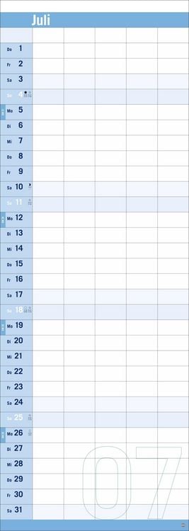 Produktbild: Allround-Familienplaner Vertical Kalender 2027