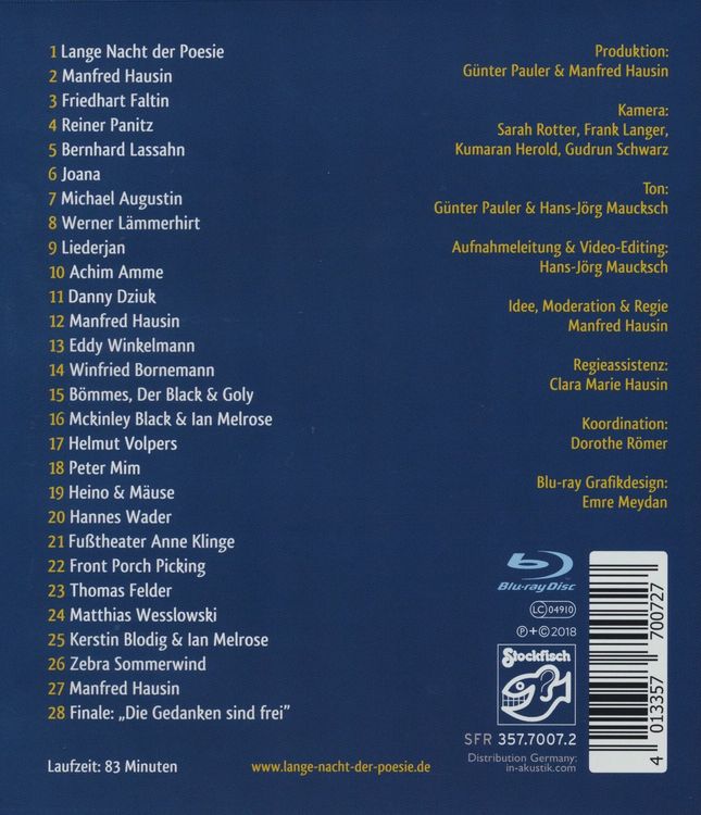 Produktbild: Lange Nacht der Poesie 2010