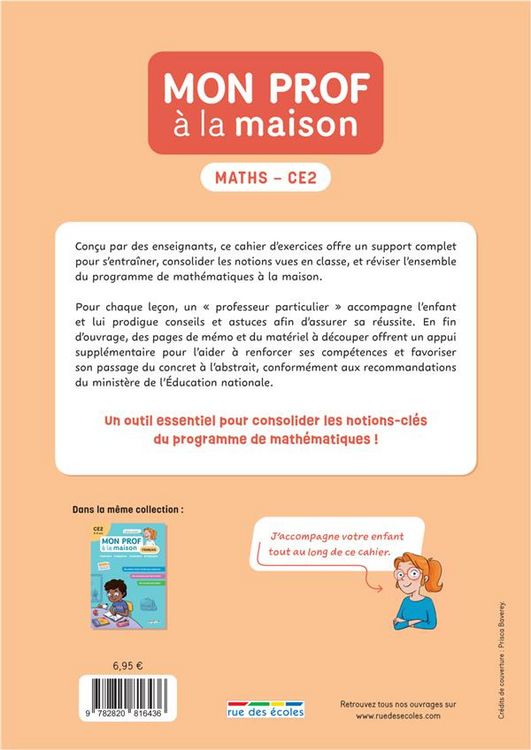 Produktbild: Maths CE2, 8-9 ans. Ancienne &eacute;dition