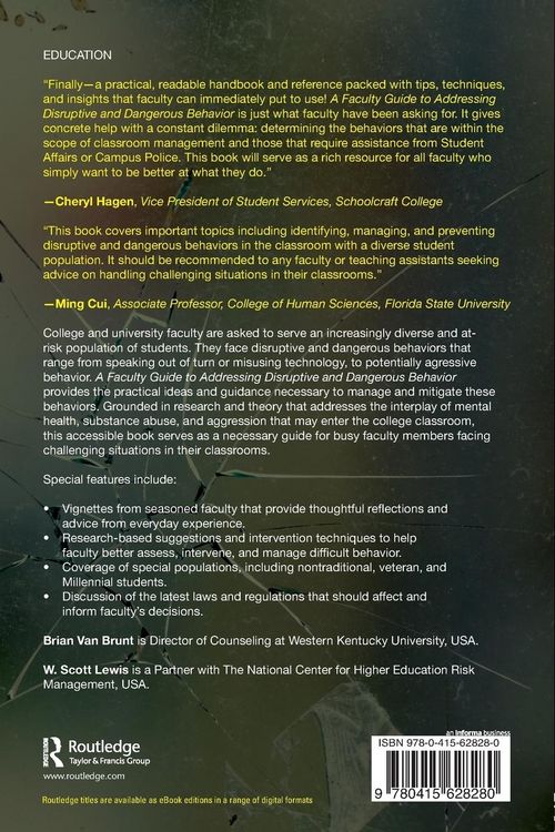 Produktbild: A Faculty Guide to Addressing Disruptive and Dangerous Behavior