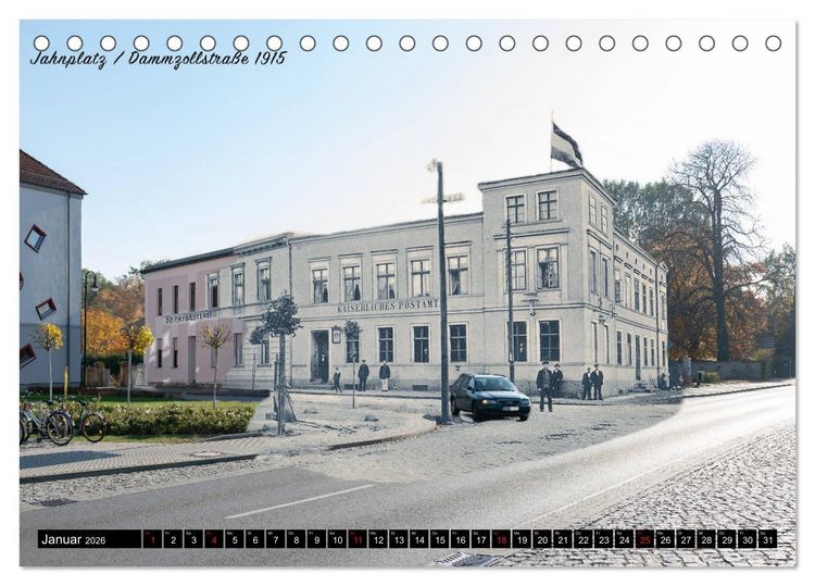 Produktbild: Peitzer Motive alt und neu (Tischkalender 2026 DIN A5 quer), CALVENDO Monatskalender