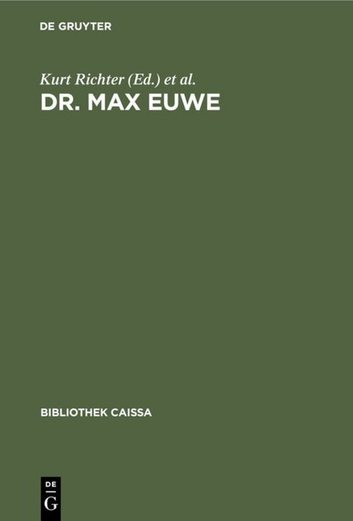 Produktbild: Dr. Max Euwe