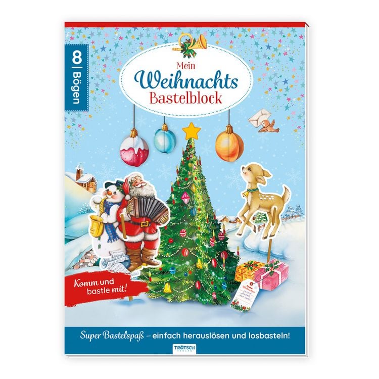 Produktbild: TR&Ouml;TSCH - Bastelblock Weihnachts-Bastelspa&szlig; | Ab 4 Jahren
