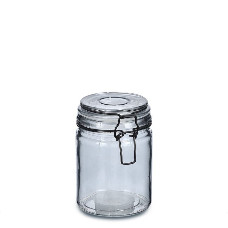 Produktbild: neuetischkultur Vorratsglas m. B&uuml;gelverschluss, grau 250 ml