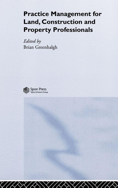 Produktbild: Practice Management for Land, Construction and Property Professionals