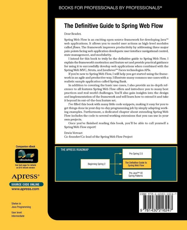 Produktbild: The Definitive Guide to Spring Web Flow