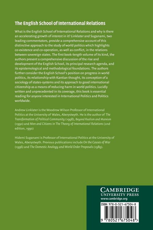 Produktbild: The English School of International Relations